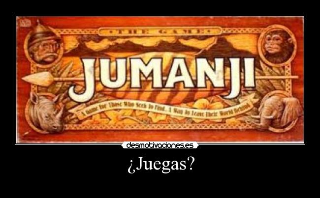 ¿Juegas? -
