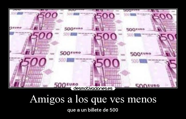 Amigos a los que ves menos -