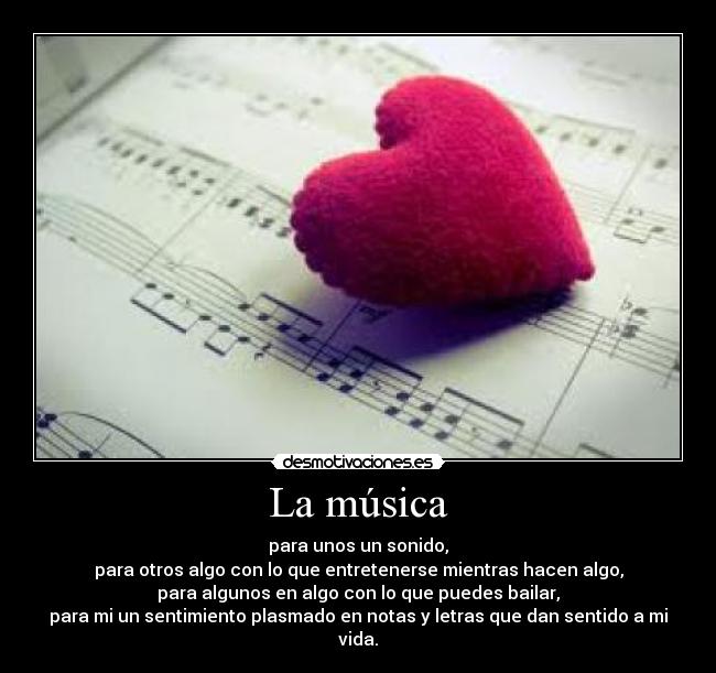 La música -