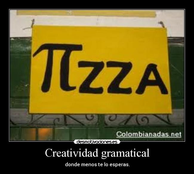 Creatividad gramatical - 