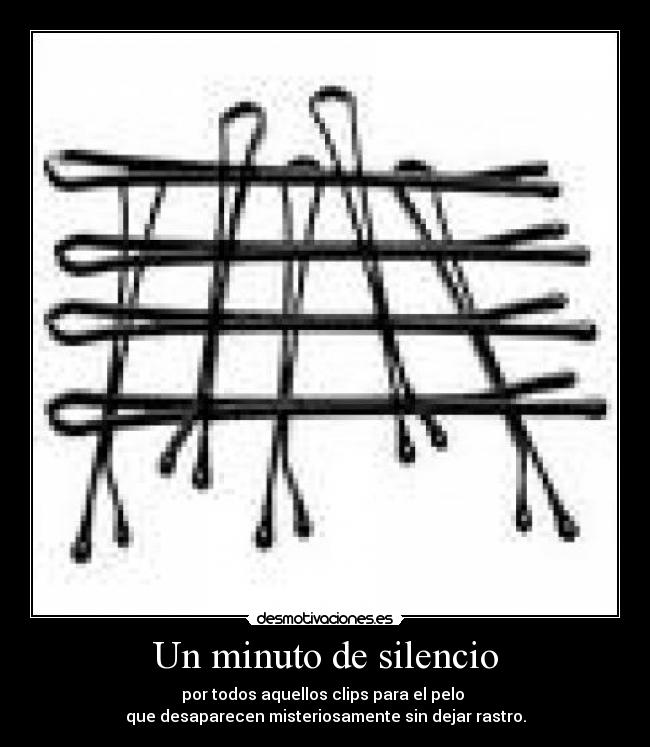 Un minuto de silencio -