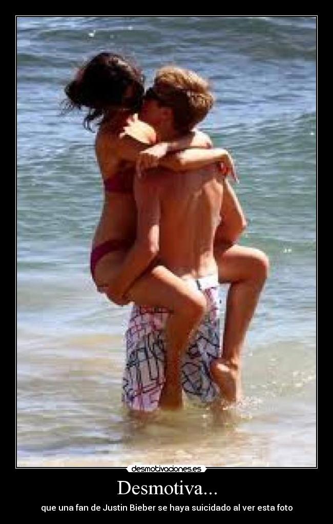 Desmotiva... - que una fan de Justin Bieber se haya suicidado al ver esta foto