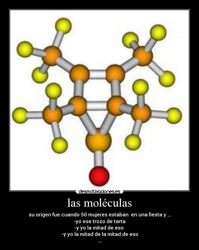 las moléculas -