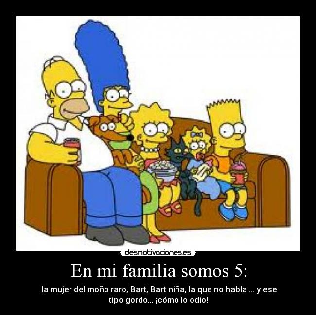 carteles familia los simpsons etc desmotivaciones