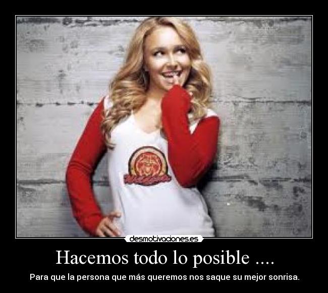 Hacemos todo lo posible .... - 