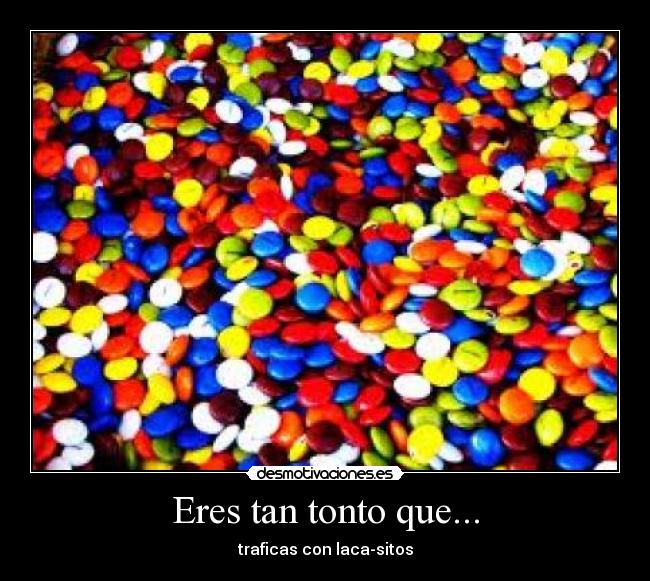 Eres tan tonto que... -