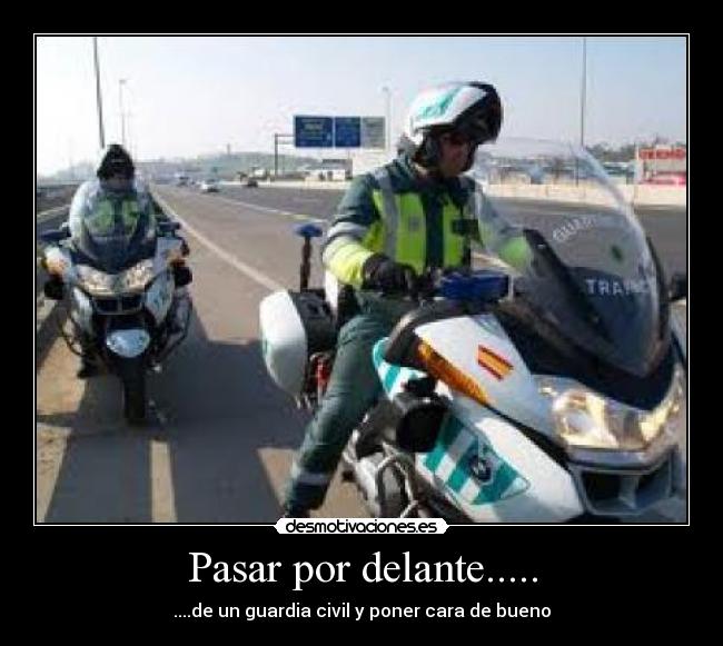 Pasar por delante..... - 