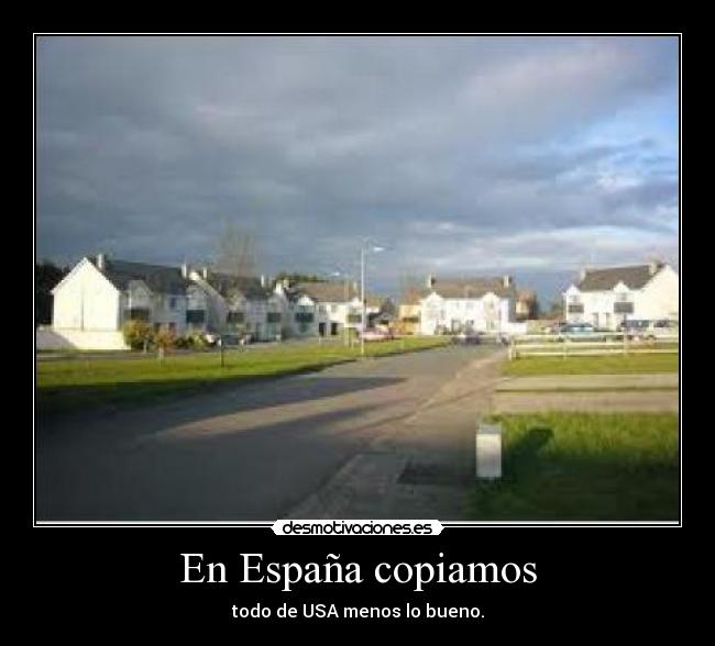 En España copiamos -