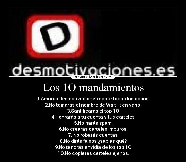Los 1O mandamientos -