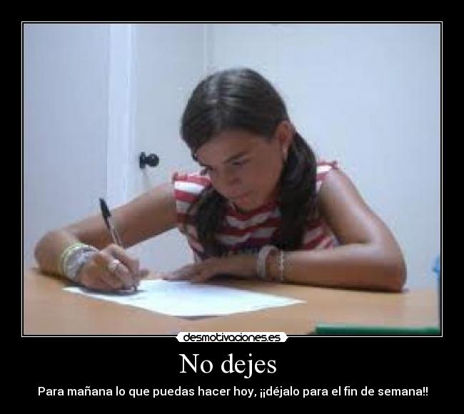 No dejes  - 
