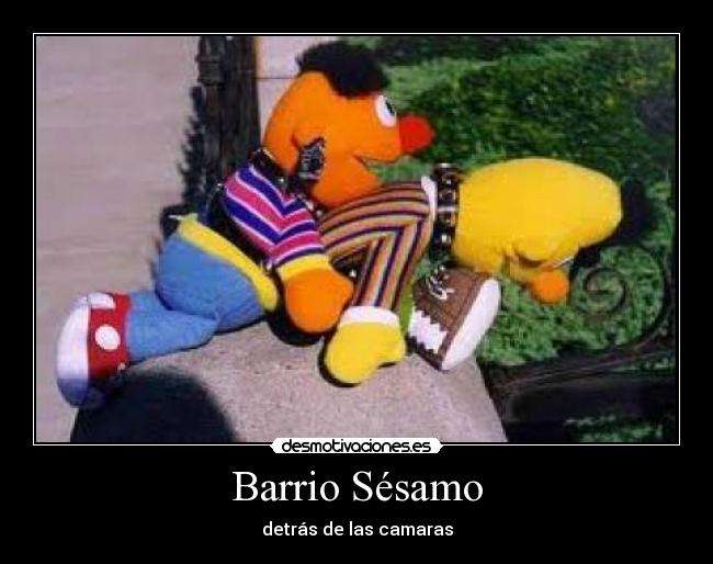 Barrio Sésamo - detrás de las camaras