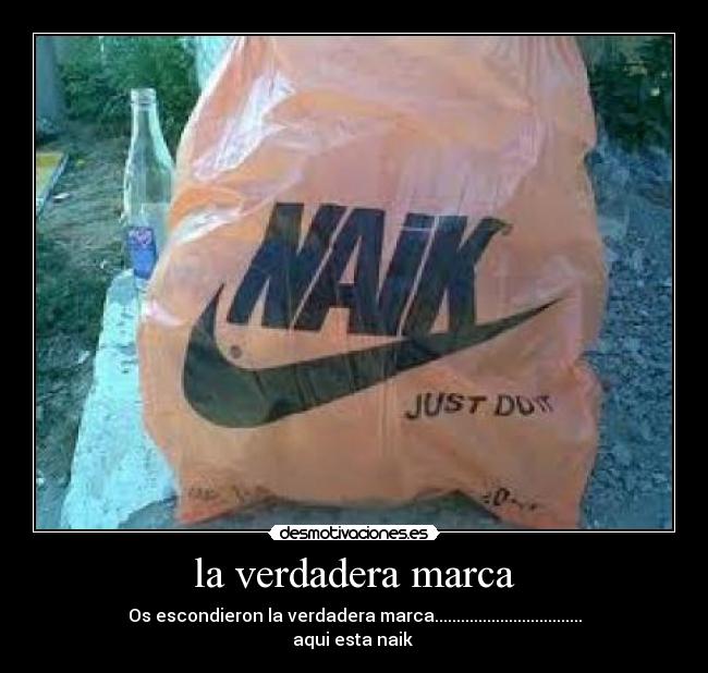 la verdadera marca -