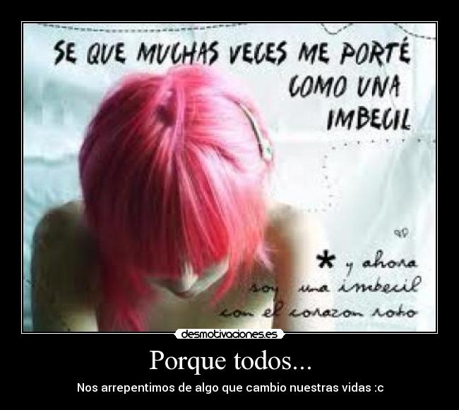 Porque todos... - 