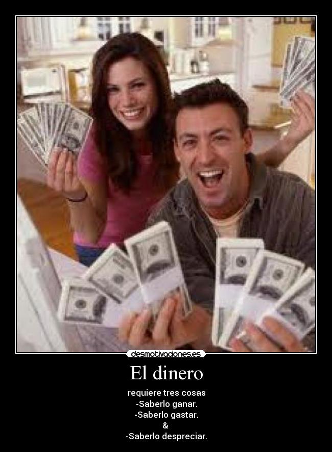 carteles dinero dinertio desmotivaciones