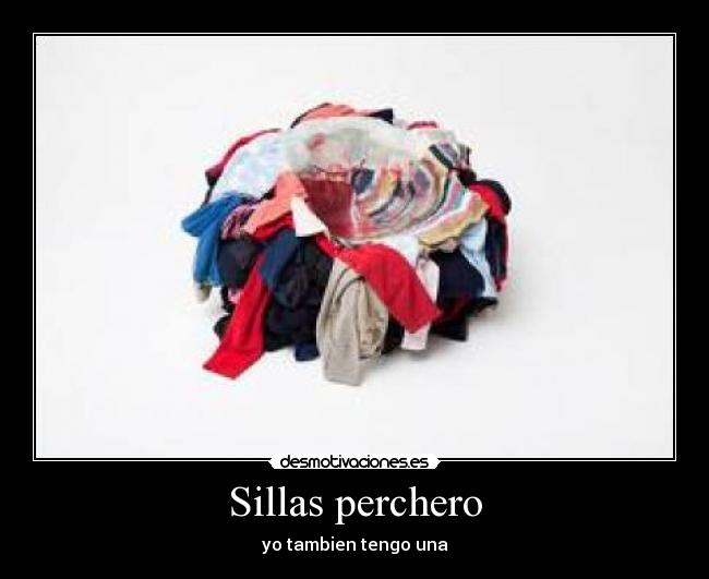Sillas perchero - 