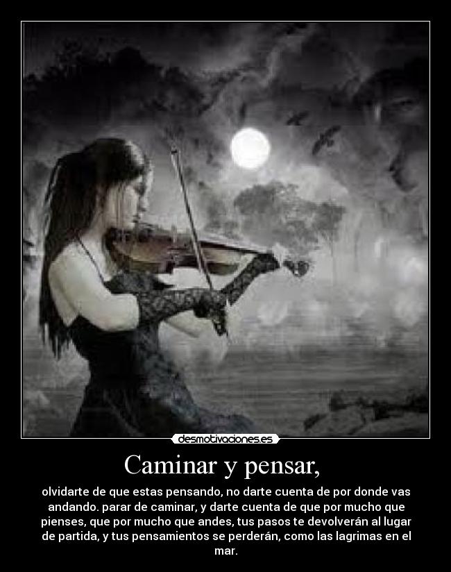 Caminar y pensar, -