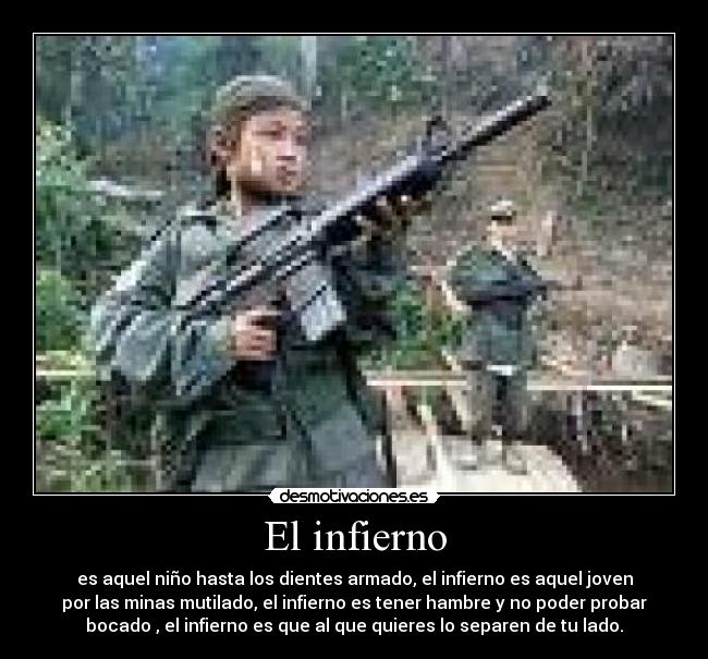 carteles infierno guerras desmotivaciones