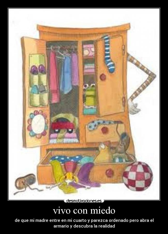 vivo con miedo -