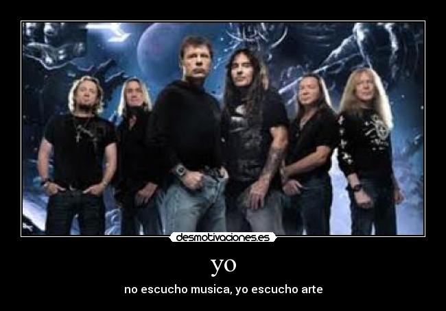 yo - no escucho musica, yo escucho arte