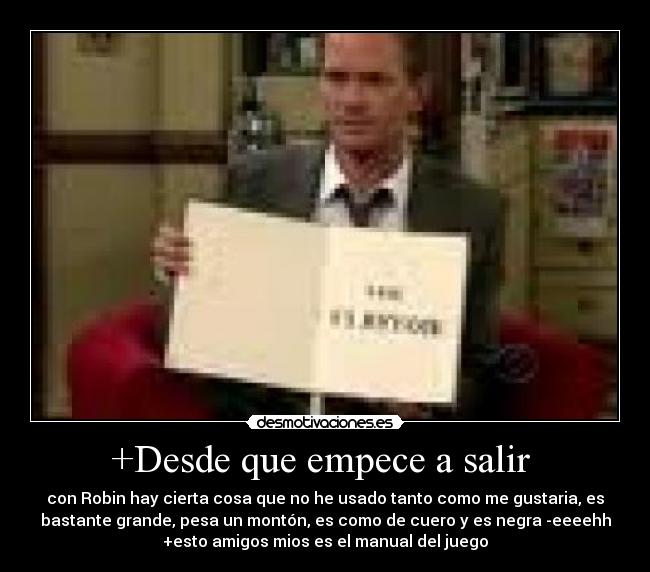 carteles barney stinson desmotivaciones