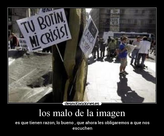 los malo de la imagen -