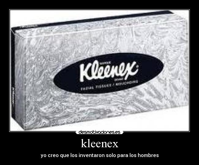 kleenex -