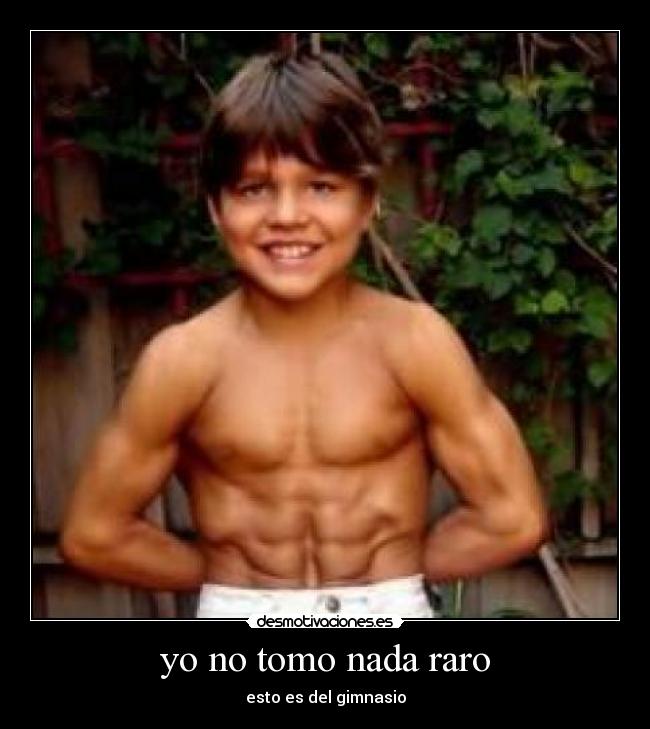 yo no tomo nada raro -