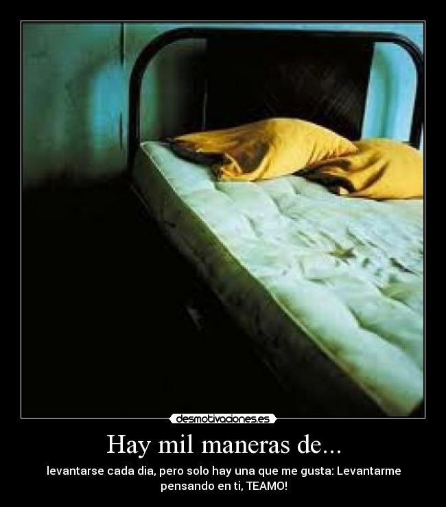 Hay mil maneras de... -