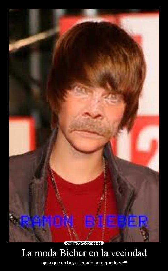 La moda Bieber en la vecindad -
