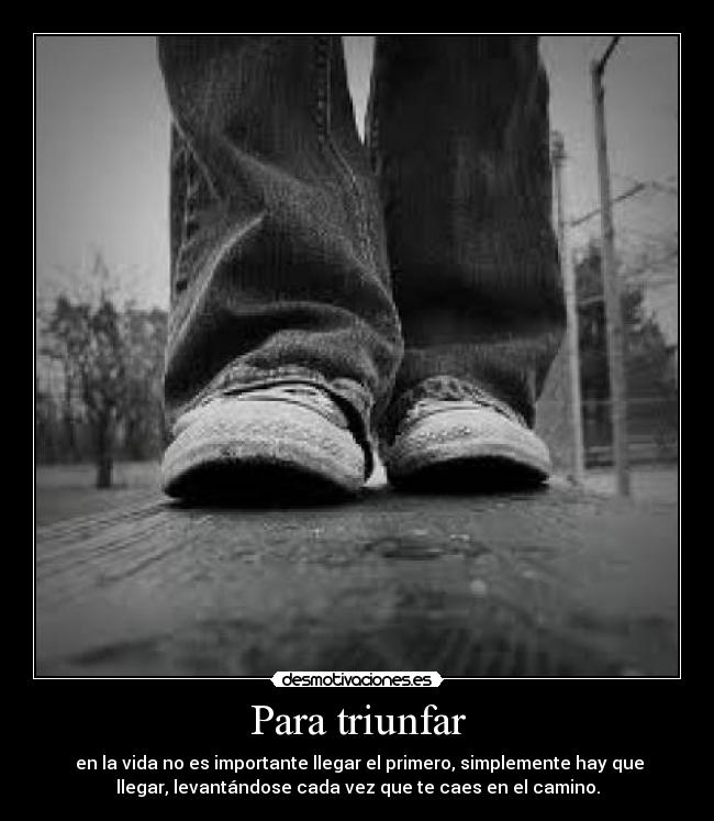 Para triunfar -