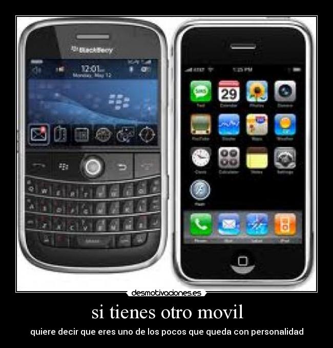 si tienes otro movil - 