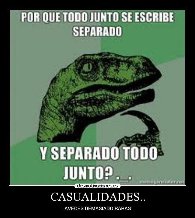 CASUALIDADES.. -