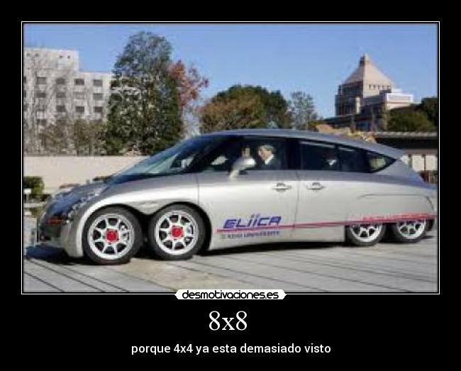 8x8 - porque 4x4 ya esta demasiado visto