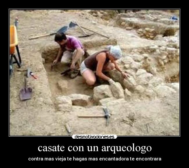 casate con un arqueologo -