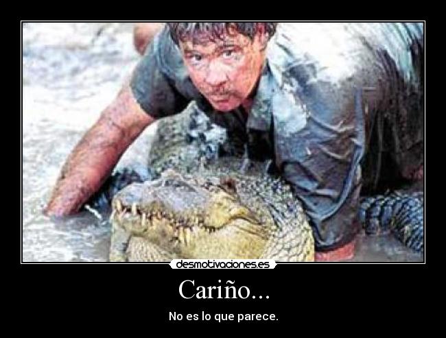 Cariño... - No es lo que parece.