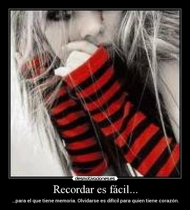 Recordar es fácil... - 