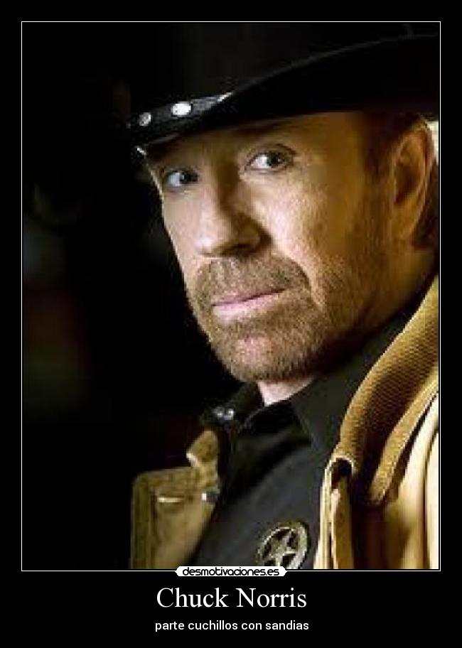 Chuck Norris - parte cuchillos con sandias