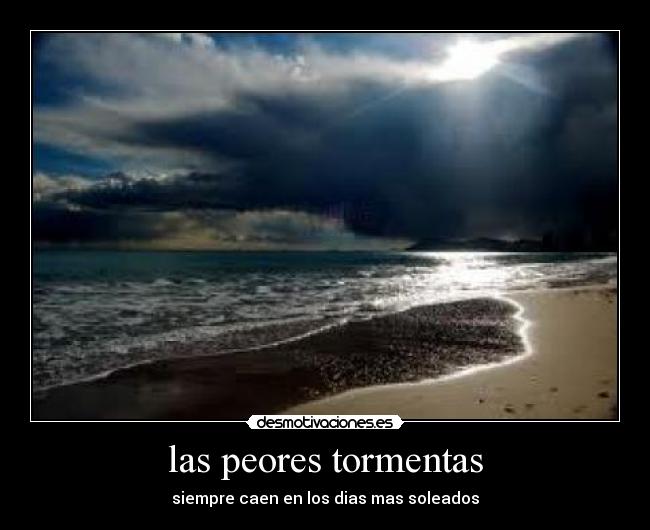 las peores tormentas - 