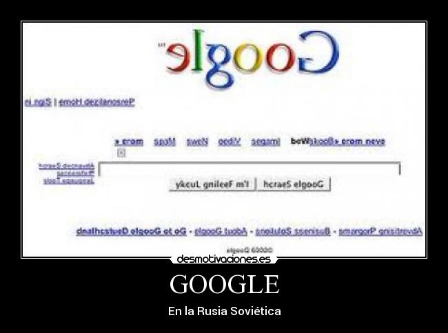 GOOGLE - En la Rusia Soviética