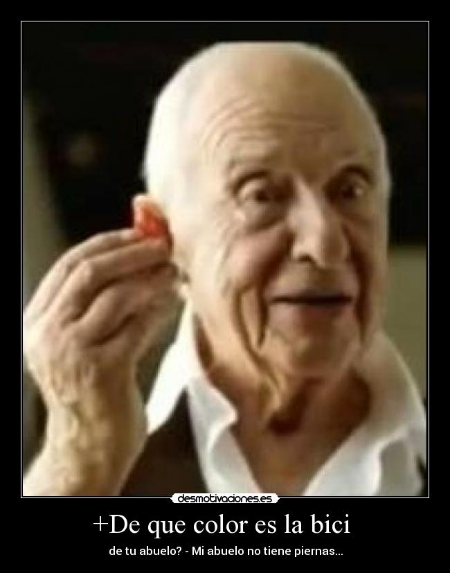 +De que color es la bici -