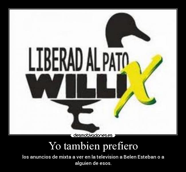 Yo tambien prefiero - 