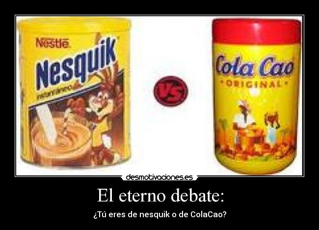 El eterno debate: - 