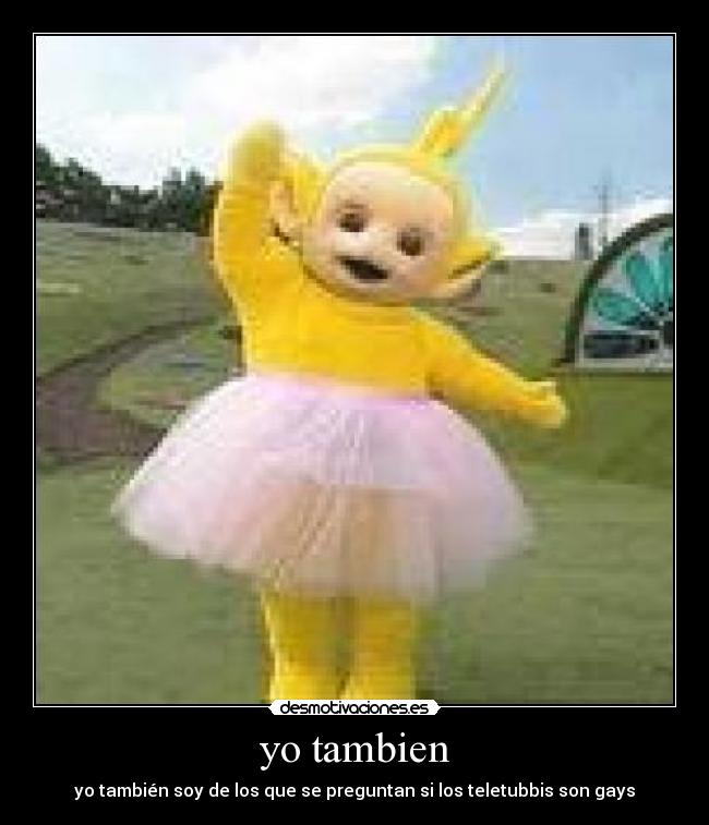 carteles teletubies desmotivaciones