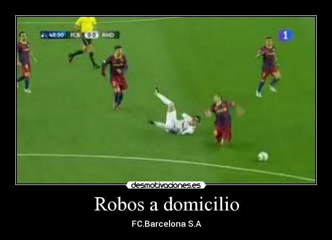 Robos a domicilio - FC.Barcelona S.A