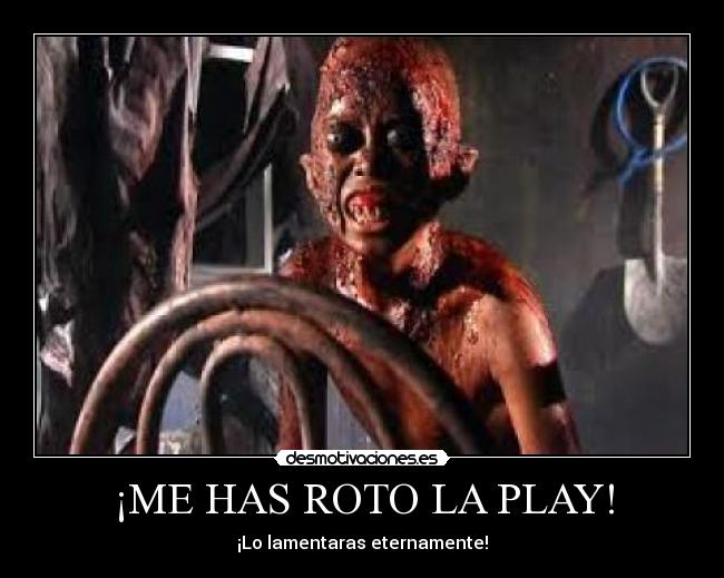 ¡ME HAS ROTO LA PLAY! -