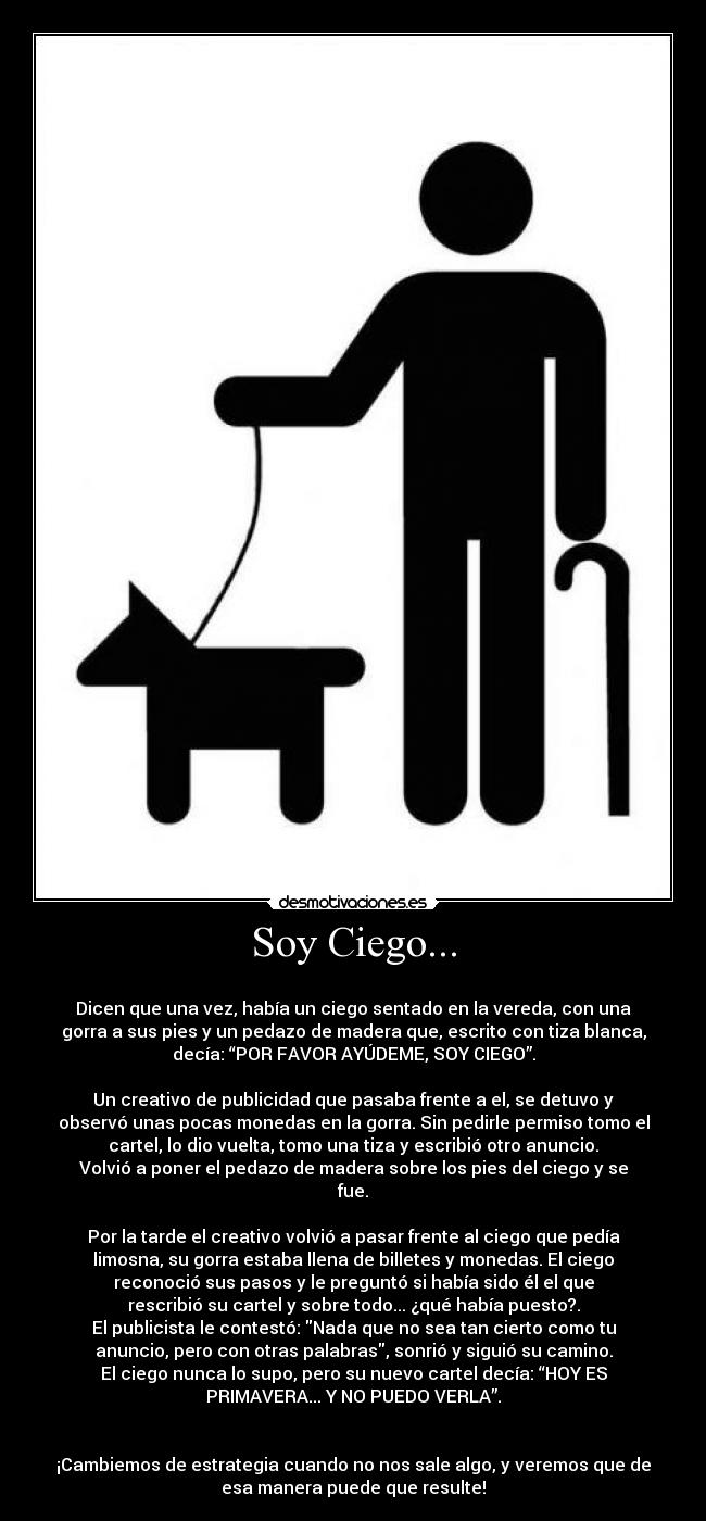 carteles soy ciego argentina desmotivaciones