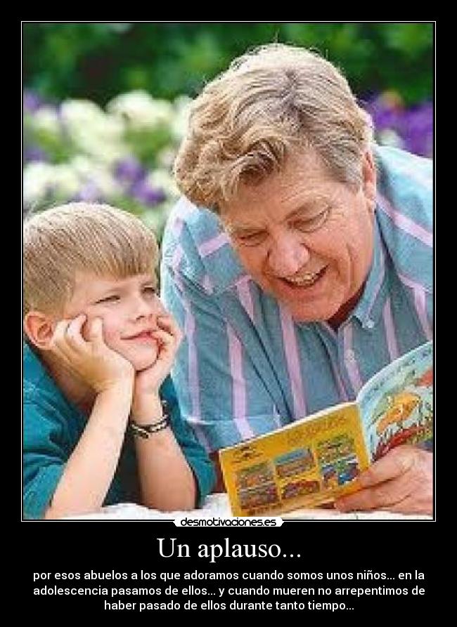 Un aplauso... - 