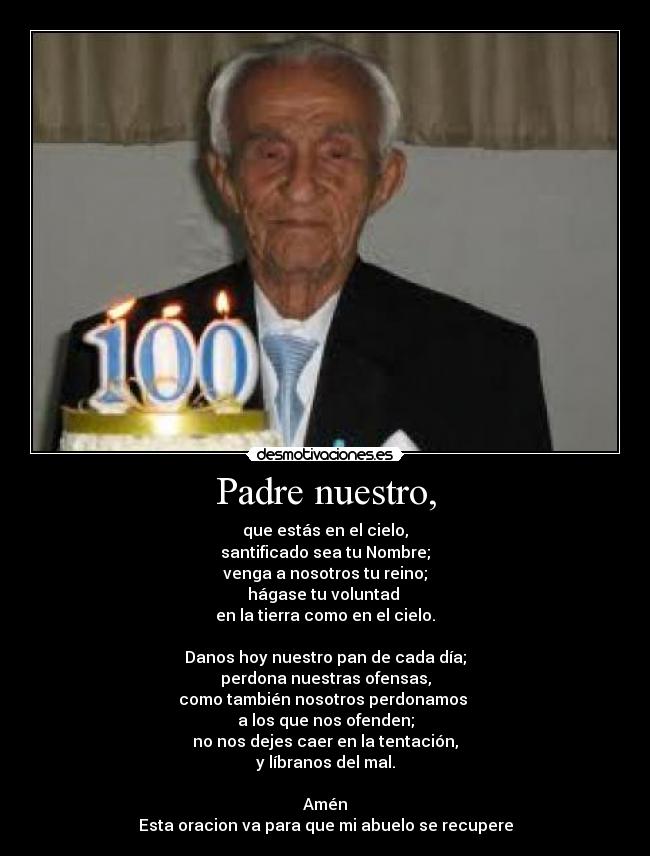 Padre nuestro, - 