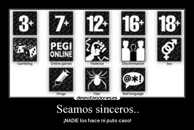 Seamos sinceros.. -
