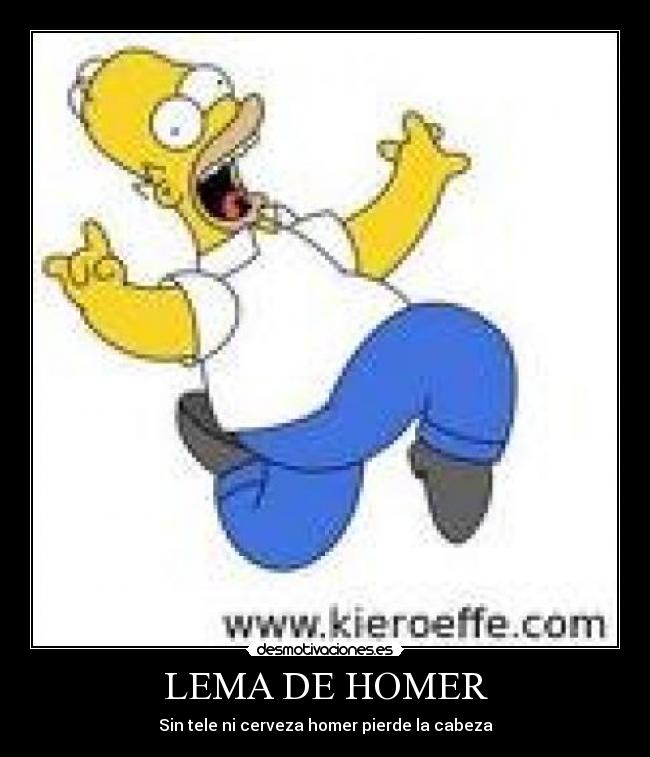 LEMA DE HOMER - 